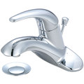 Pioneer Faucets Single Handle Bathroom Faucet, NPSM, Centerset, Polished Chrome, Center-Center Fitting Size: 4" 3LG160